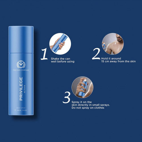 The Man Company Privilege Active Body Spray – 150ml